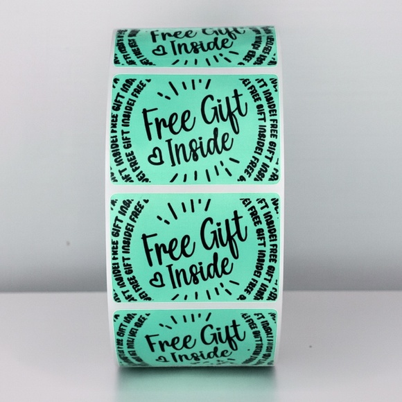 🛍️ Add a Bonus! "Free Gift Inside" Stickers for Package | Customer Appreciation - Picture 5 of 11